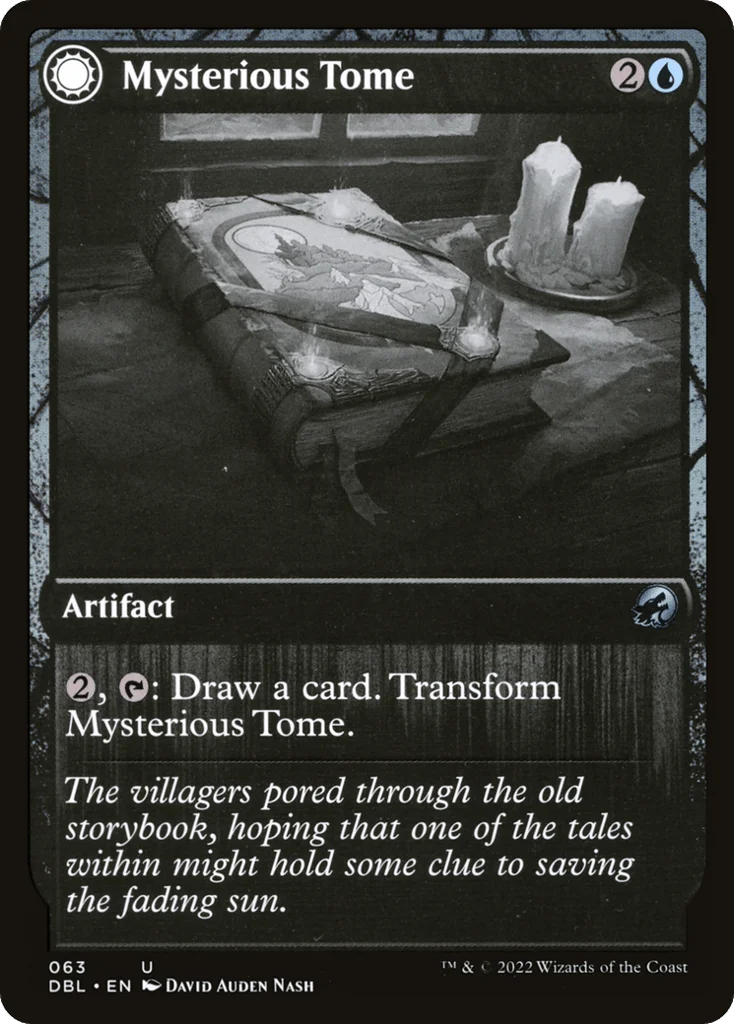 Mysterious Tome // Chilling Chronicle · Innistrad: Double Feature