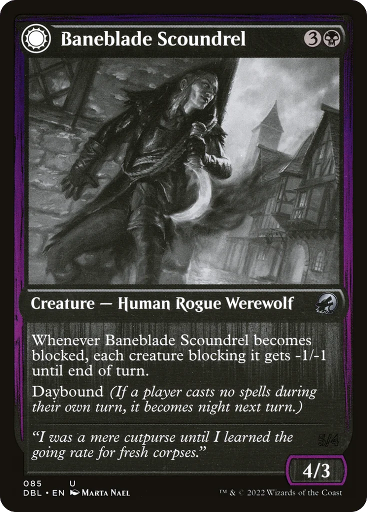 Baneblade Scoundrel // Baneclaw Marauder · Innistrad: Double Feature