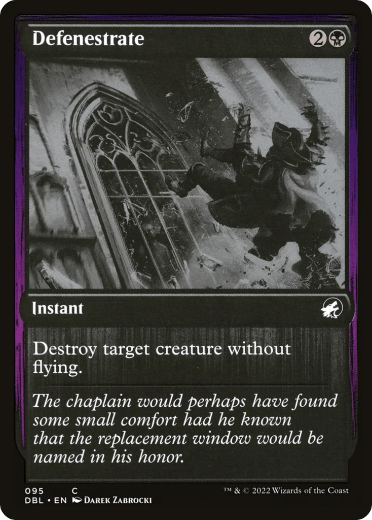 Defenestrate · Innistrad: Double Feature