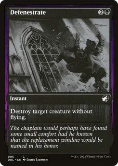 Defenestrate