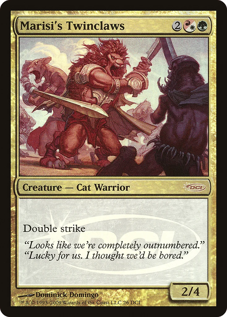 Marisi's Twinclaws · DCI Promos