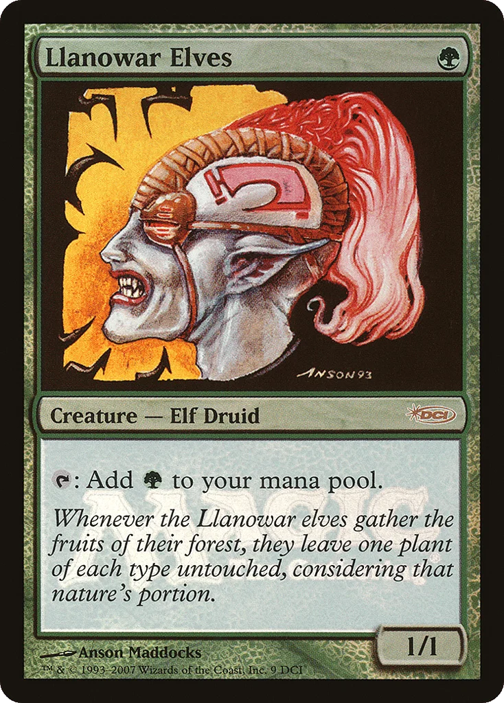 Llanowar Elves · DCI Promos