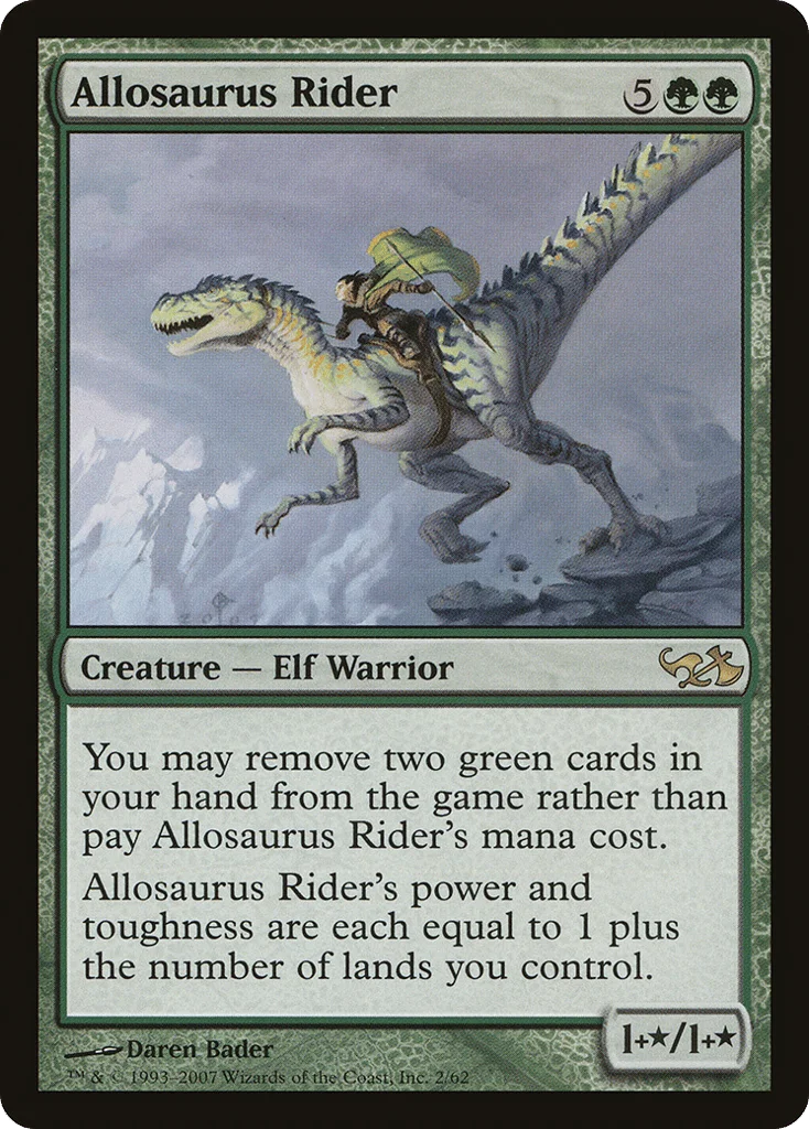 Allosaurus Rider · Duel Decks: Elves vs. Goblins