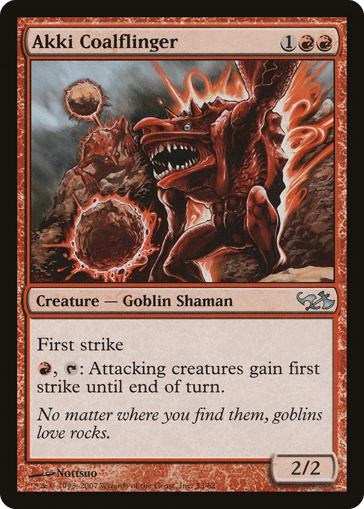 Akki Coalflinger · Duel Decks: Elves vs. Goblins