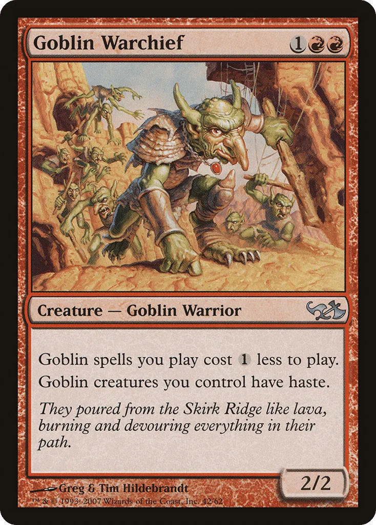 Goblin Warchief · Duel Decks: Elves vs. Goblins