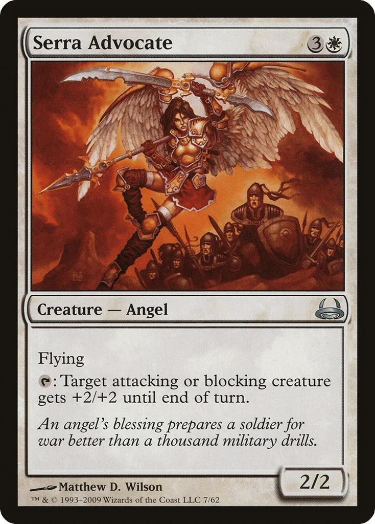 Serra Advocate · Duel Decks: Divine vs. Demonic