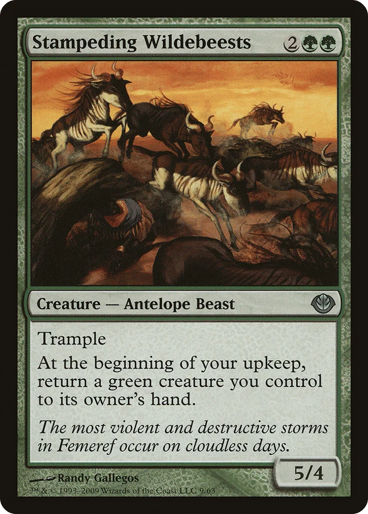 Stampeding Wildebeests · Duel Decks: Garruk vs. Liliana