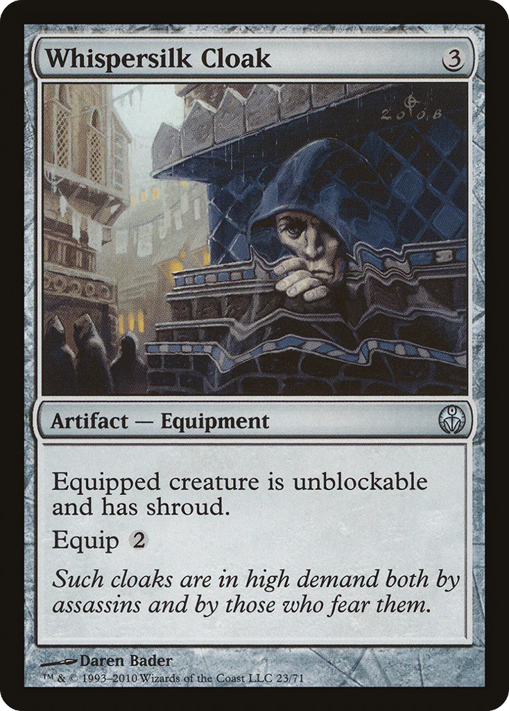Whispersilk Cloak · Duel Decks: Phyrexia vs. the Coalition