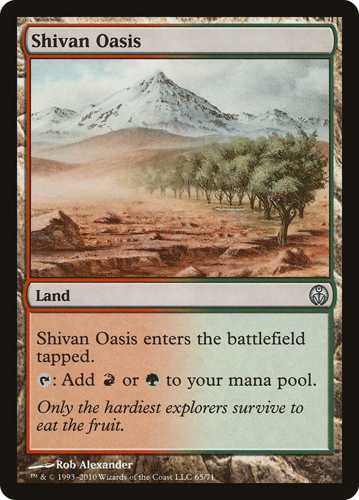 Shivan Oasis · Duel Decks: Phyrexia vs. the Coalition