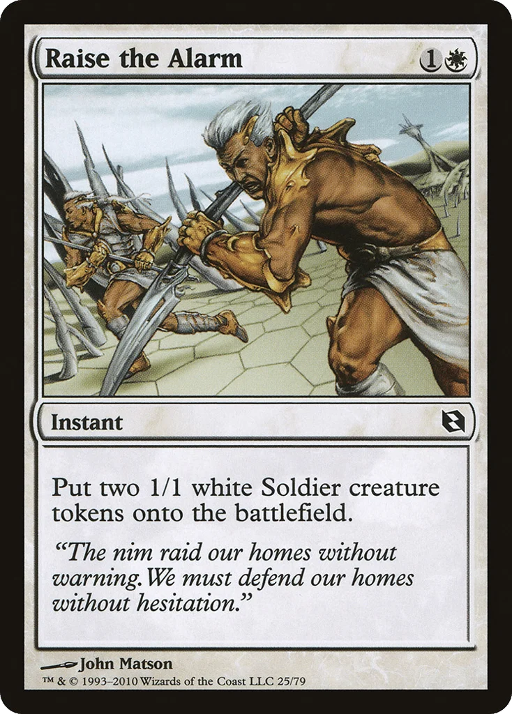 Raise the Alarm · Duel Decks: Elspeth vs. Tezzeret