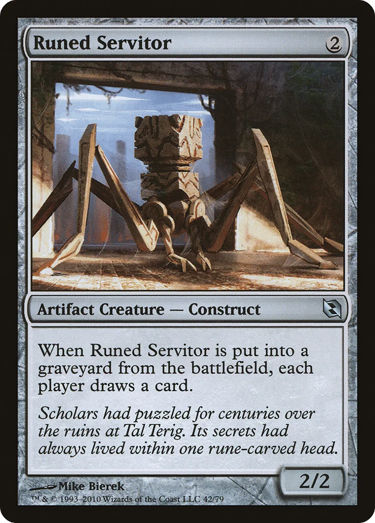 Runed Servitor · Duel Decks: Elspeth vs. Tezzeret