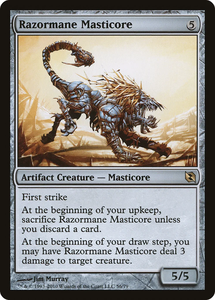 Razormane Masticore · Duel Decks: Elspeth vs. Tezzeret
