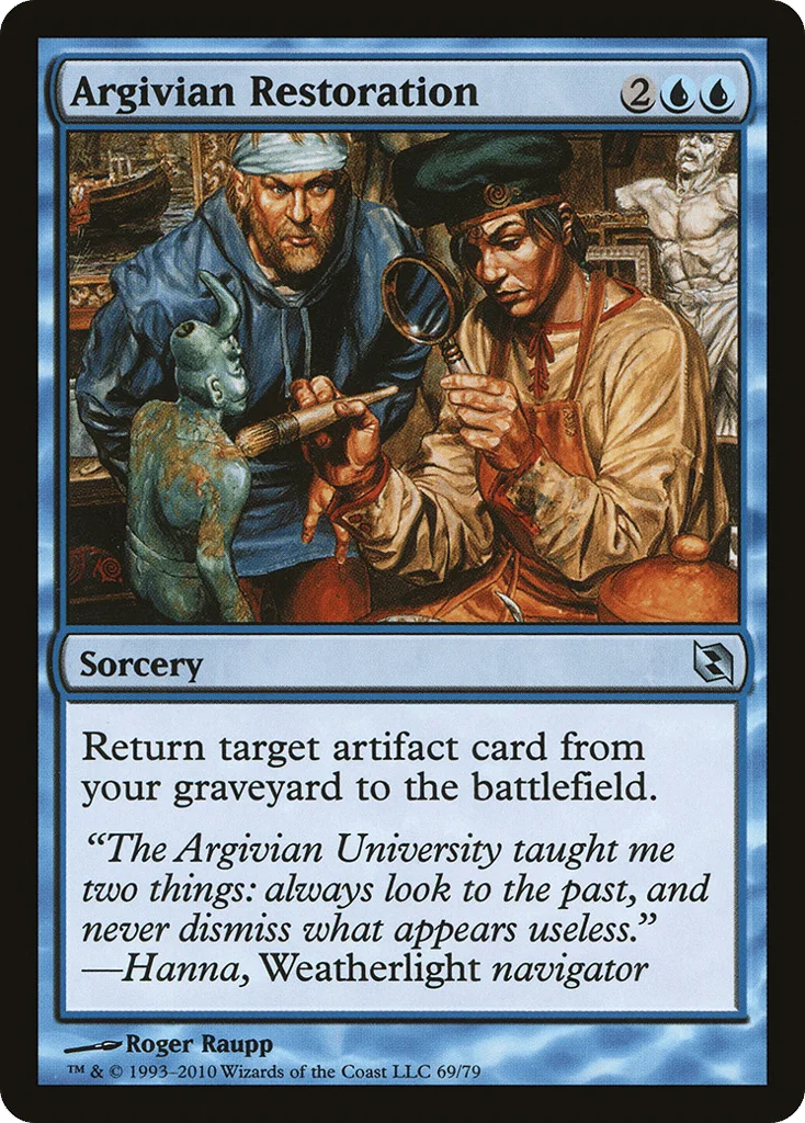 Argivian Restoration · Duel Decks: Elspeth vs. Tezzeret