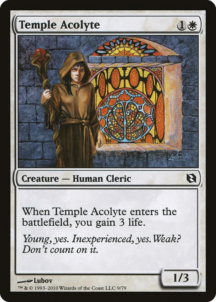 Temple Acolyte · Duel Decks: Elspeth vs. Tezzeret