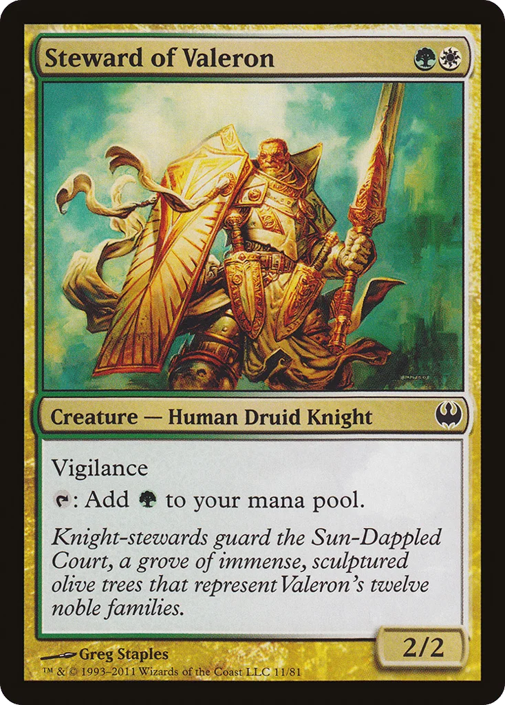 Steward of Valeron · Duel Decks: Knights vs. Dragons