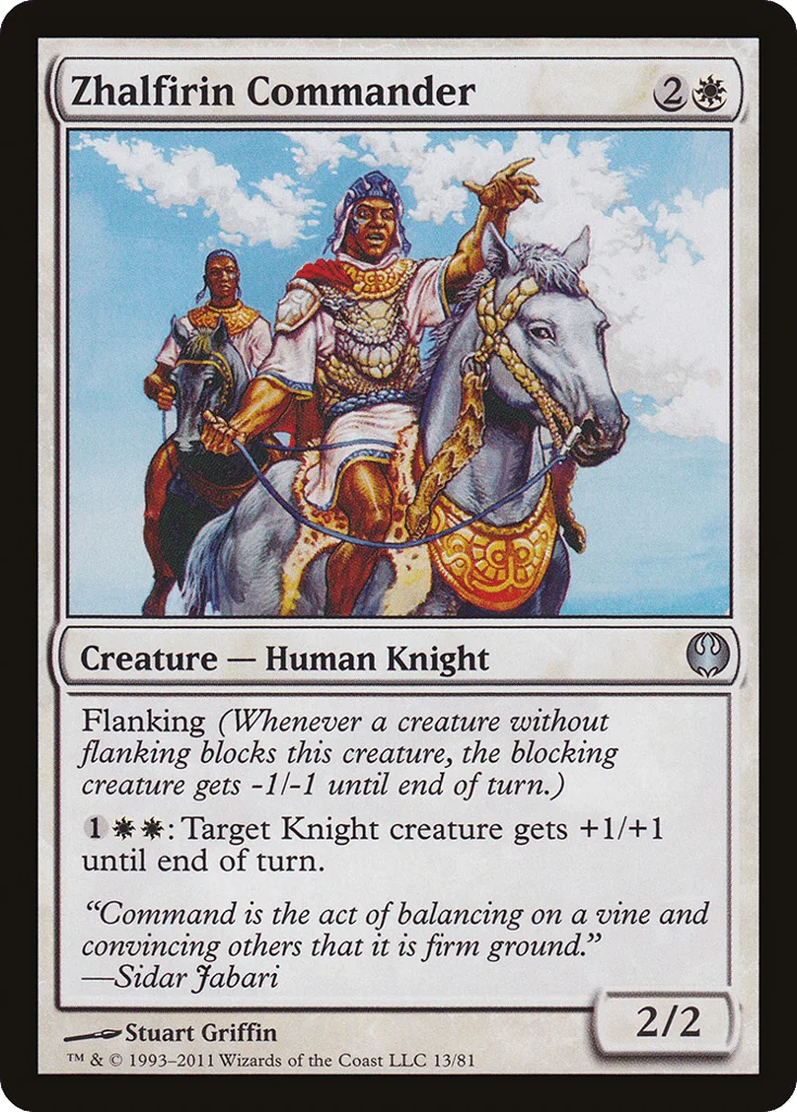 Zhalfirin Commander · Duel Decks: Knights vs. Dragons