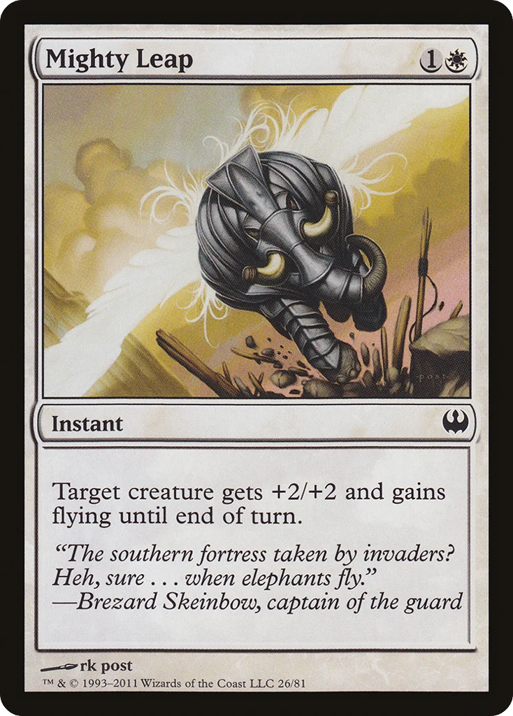 Mighty Leap · Duel Decks: Knights vs. Dragons