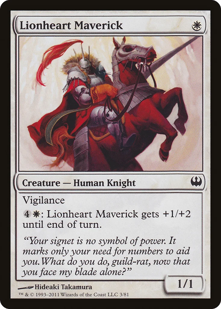 Lionheart Maverick · Duel Decks: Knights vs. Dragons