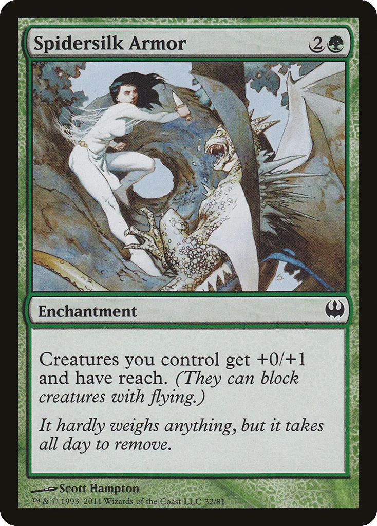 Spidersilk Armor · Duel Decks: Knights vs. Dragons