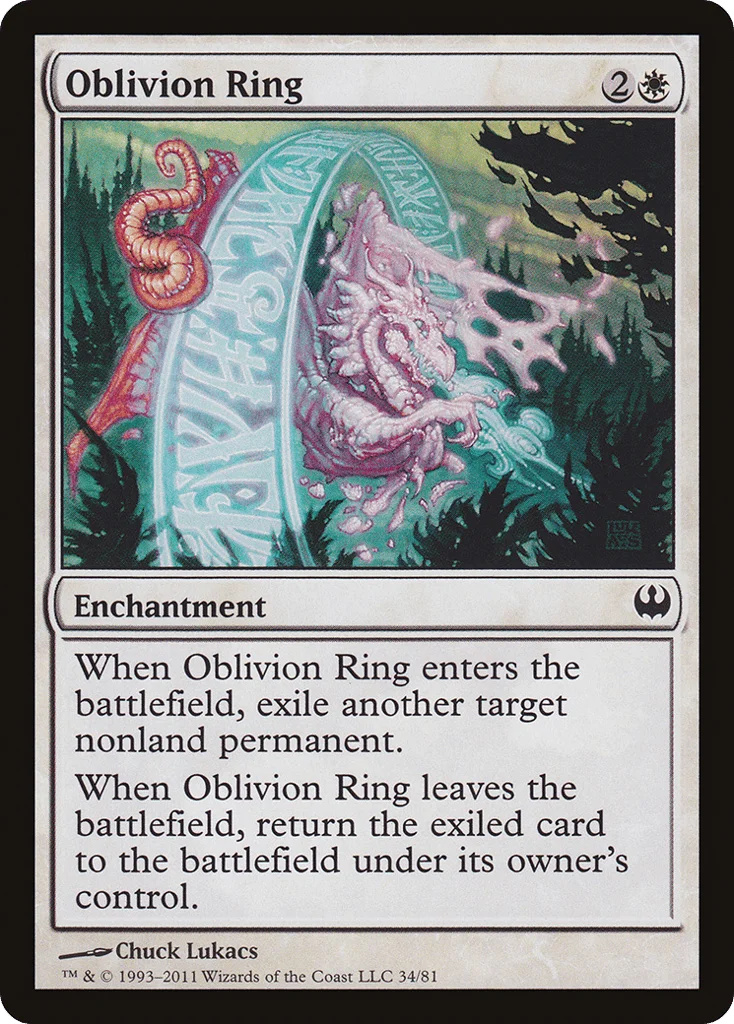 Oblivion Ring · Duel Decks: Knights vs. Dragons