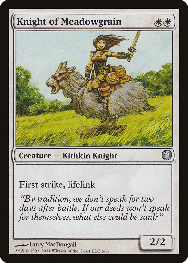 Knight of Meadowgrain · Duel Decks: Knights vs. Dragons