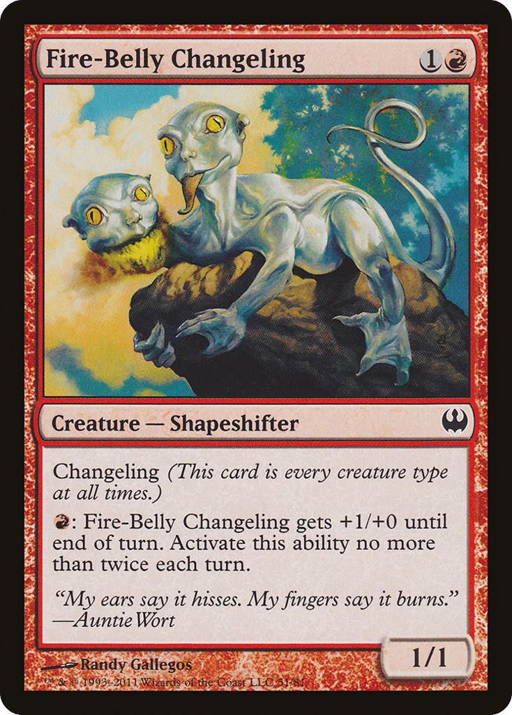 Fire-Belly Changeling · Duel Decks: Knights vs. Dragons
