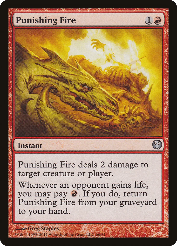 Punishing Fire · Duel Decks: Knights vs. Dragons