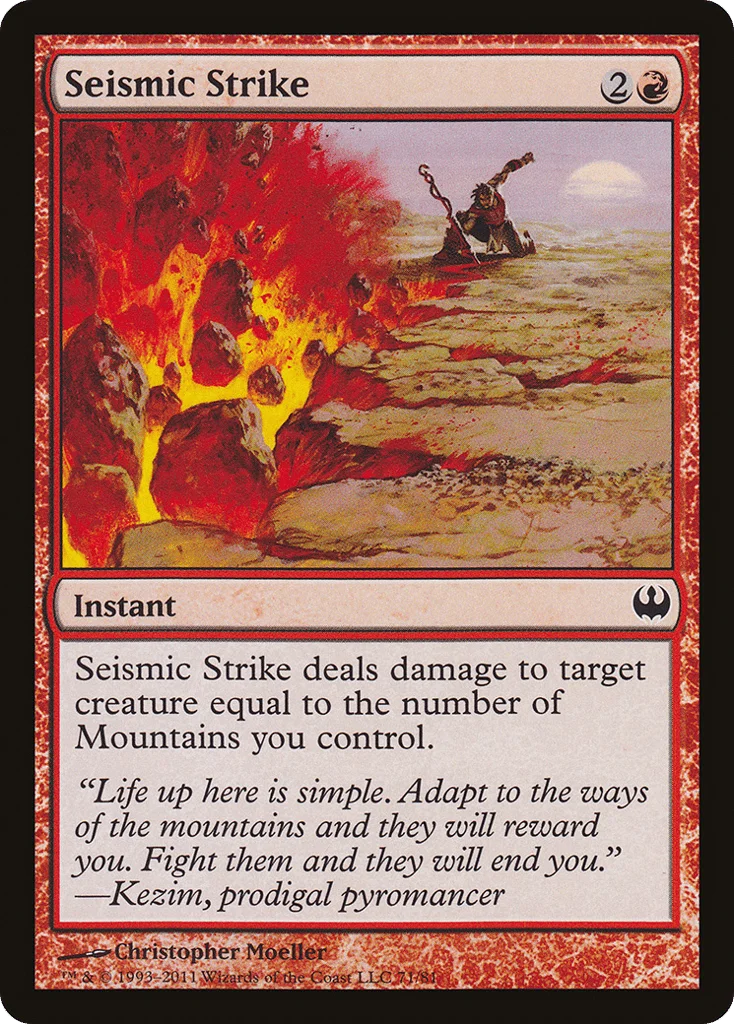 Seismic Strike · Duel Decks: Knights vs. Dragons