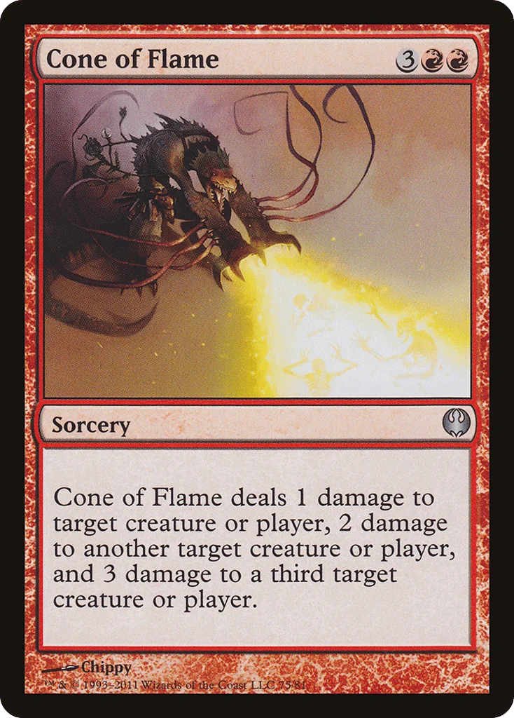 Cone of Flame · Duel Decks: Knights vs. Dragons