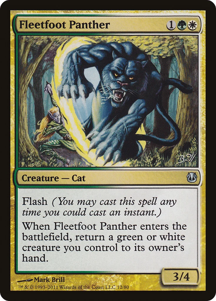 Fleetfoot Panther · Duel Decks: Ajani vs. Nicol Bolas