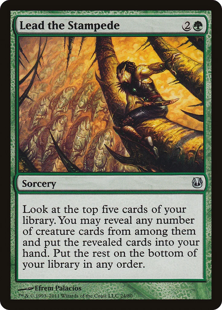 Lead the Stampede · Duel Decks: Ajani vs. Nicol Bolas