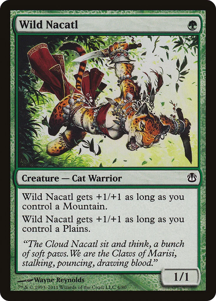 Wild Nacatl · Duel Decks: Ajani vs. Nicol Bolas