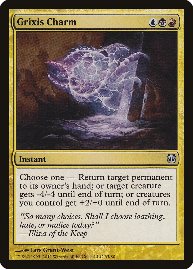 Grixis Charm · Duel Decks: Ajani vs. Nicol Bolas