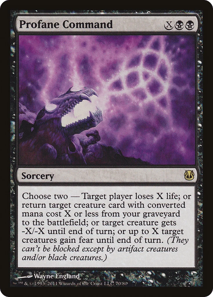 Profane Command · Duel Decks: Ajani vs. Nicol Bolas