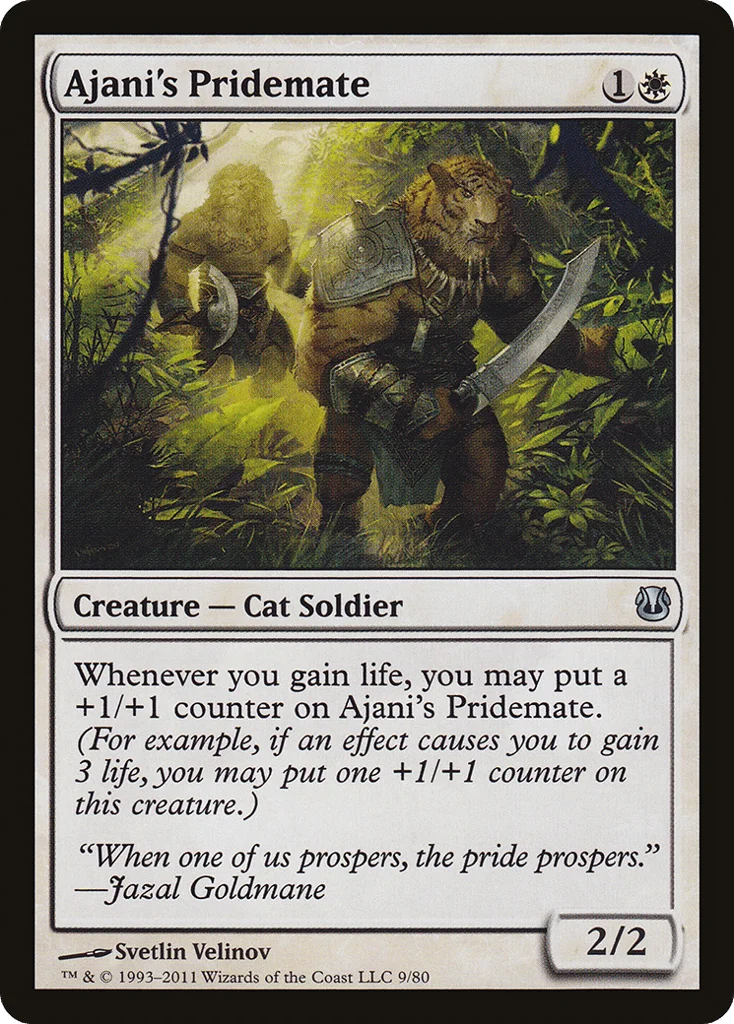 Ajani's Pridemate · Duel Decks: Ajani vs. Nicol Bolas