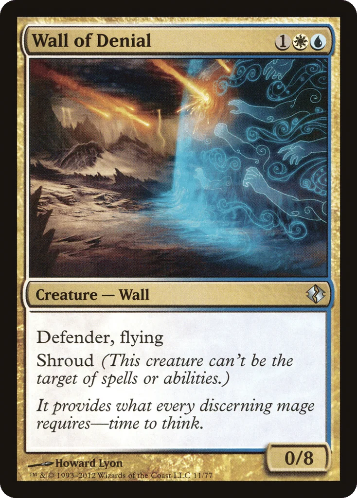 Wall of Denial · Duel Decks: Venser vs. Koth