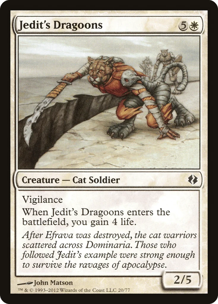 Jedit's Dragoons · Duel Decks: Venser vs. Koth