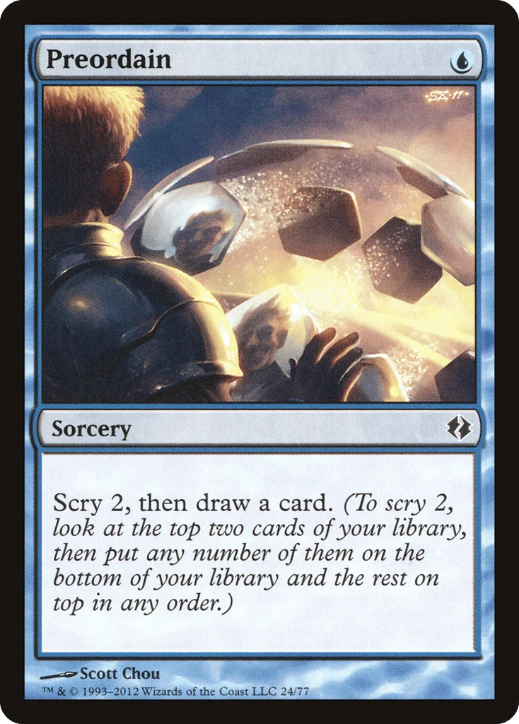 Preordain · Duel Decks: Venser vs. Koth
