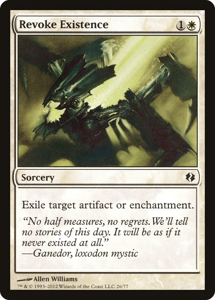 Revoke Existence · Duel Decks: Venser vs. Koth