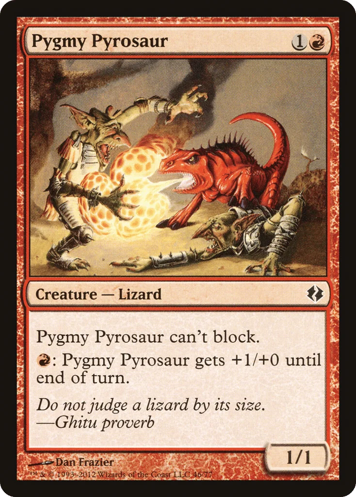 Pygmy Pyrosaur · Duel Decks: Venser vs. Koth
