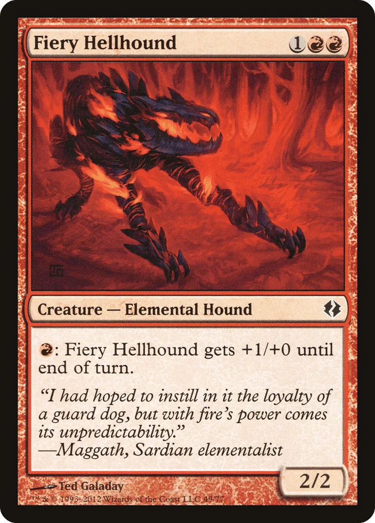 Fiery Hellhound · Duel Decks: Venser vs. Koth