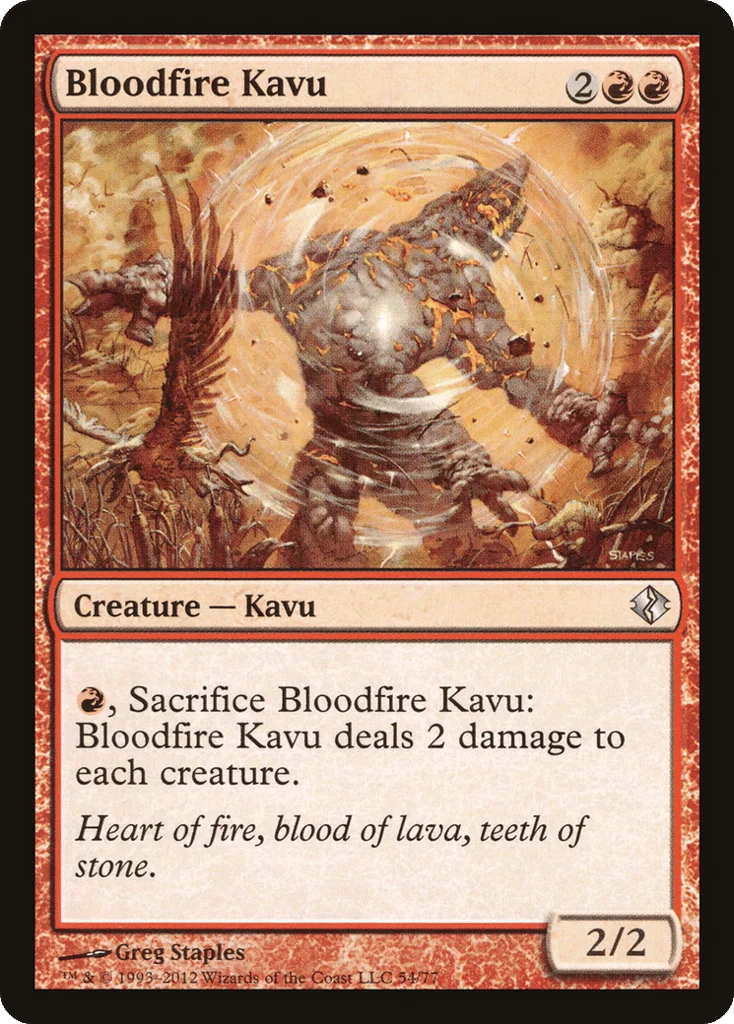 Bloodfire Kavu · Duel Decks: Venser vs. Koth