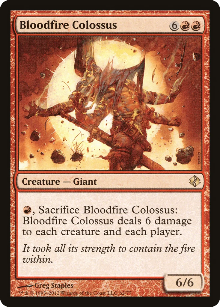 Bloodfire Colossus · Duel Decks: Venser vs. Koth