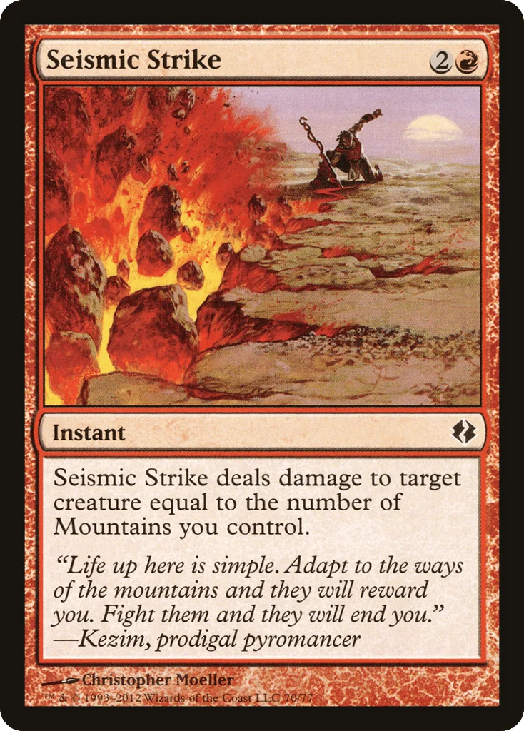 Seismic Strike · Duel Decks: Venser vs. Koth