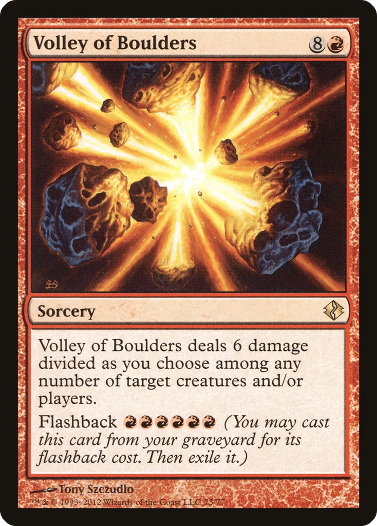 Volley of Boulders · Duel Decks: Venser vs. Koth