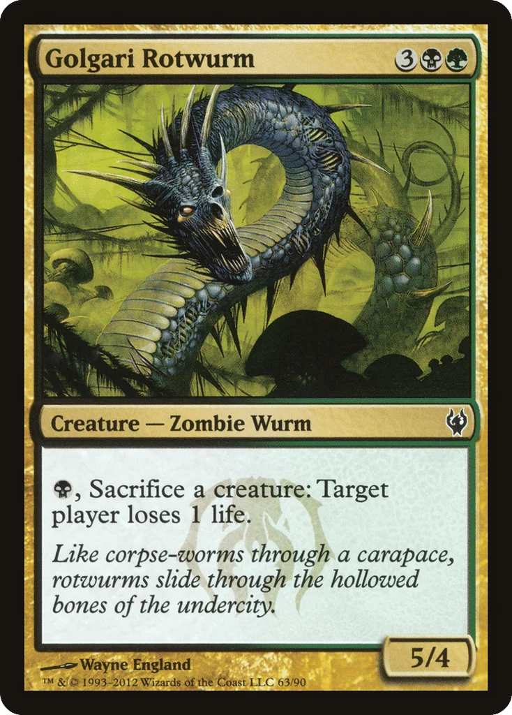 Golgari Rotwurm · Duel Decks: Izzet vs. Golgari