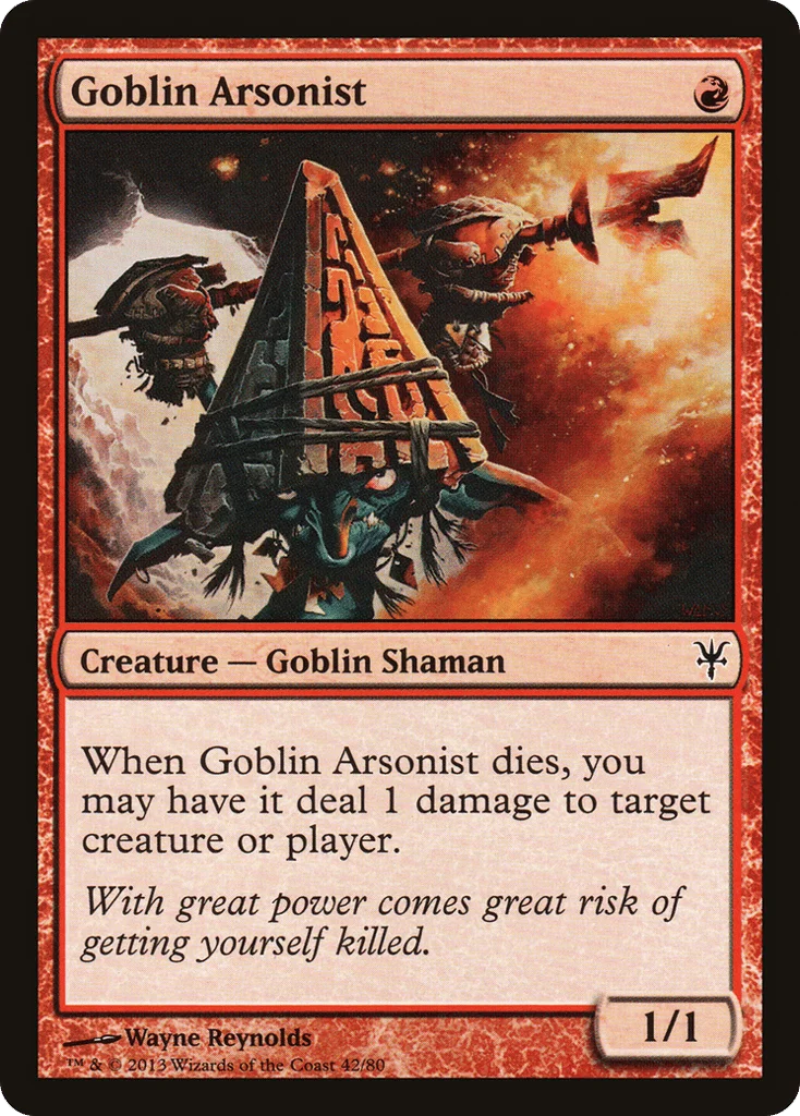 Goblin Arsonist · Duel Decks: Sorin vs. Tibalt