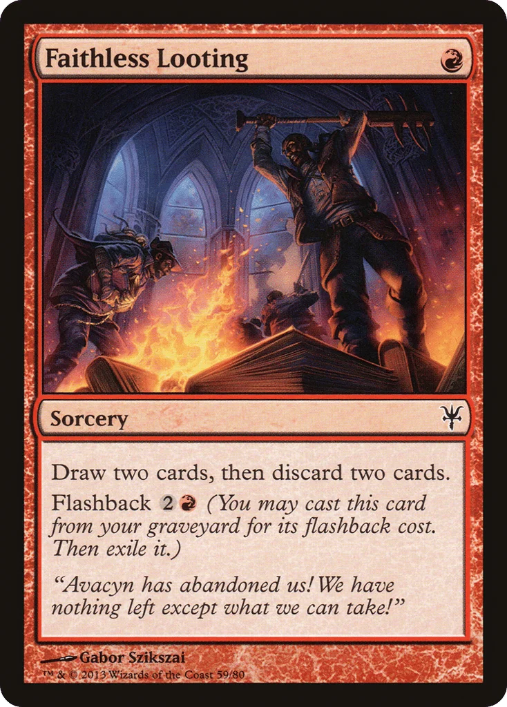 Faithless Looting · Duel Decks: Sorin vs. Tibalt