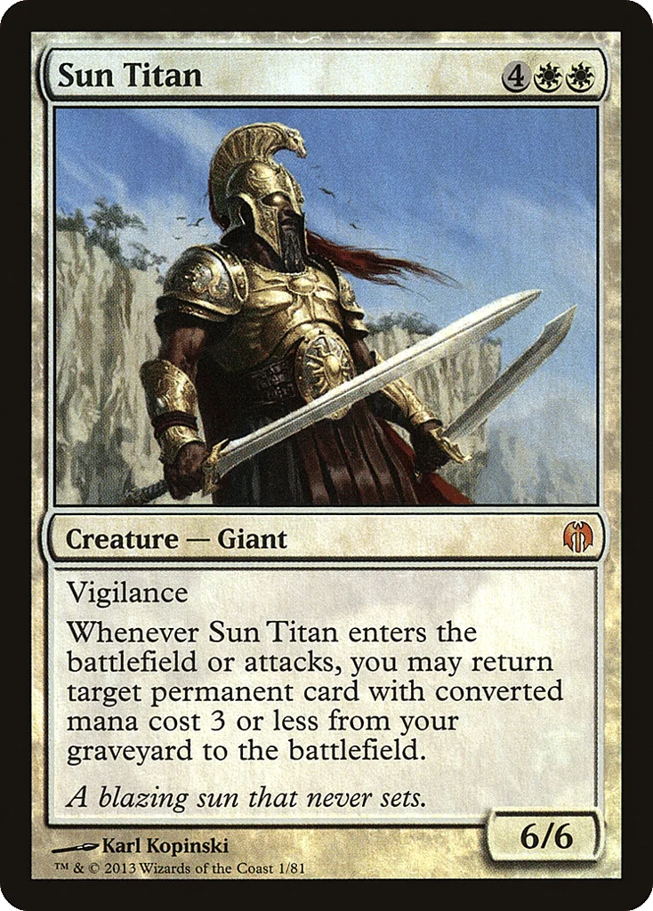 Sun Titan · Duel Decks: Heroes vs. Monsters