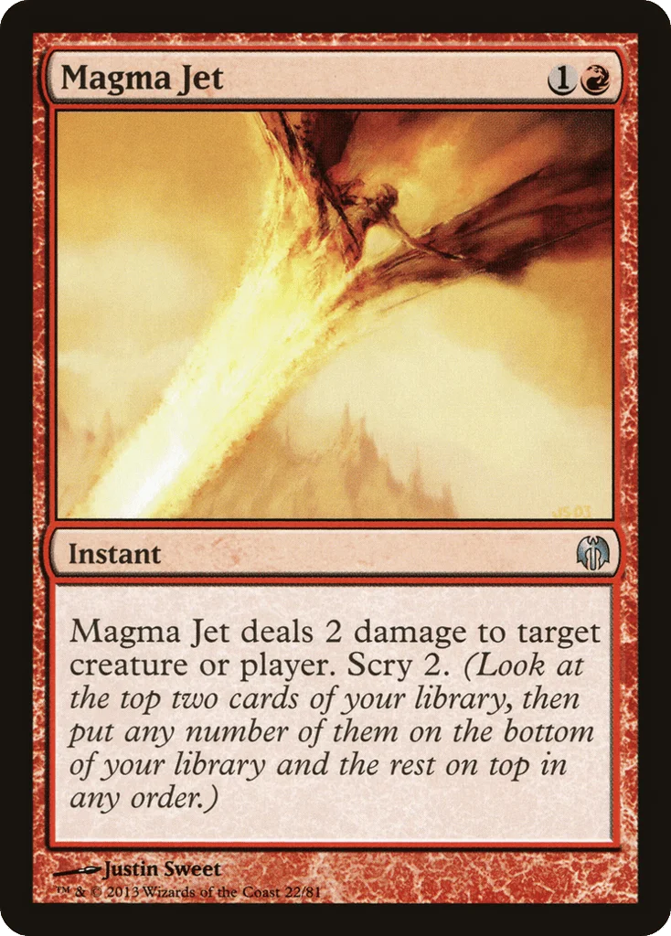 Magma Jet · Duel Decks: Heroes vs. Monsters
